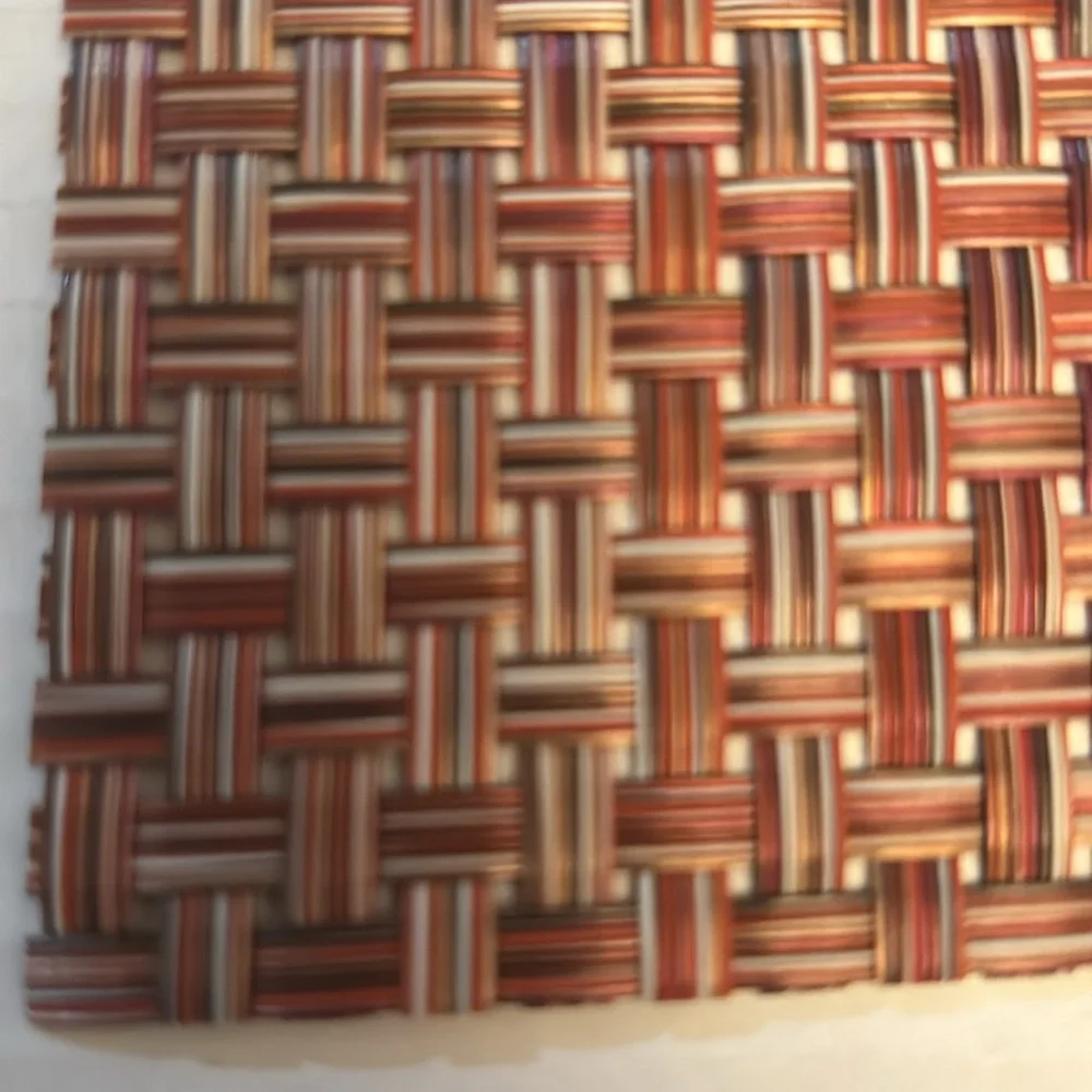 CHILEWICH Basketweave Placemat set of four in cinnamon square 14